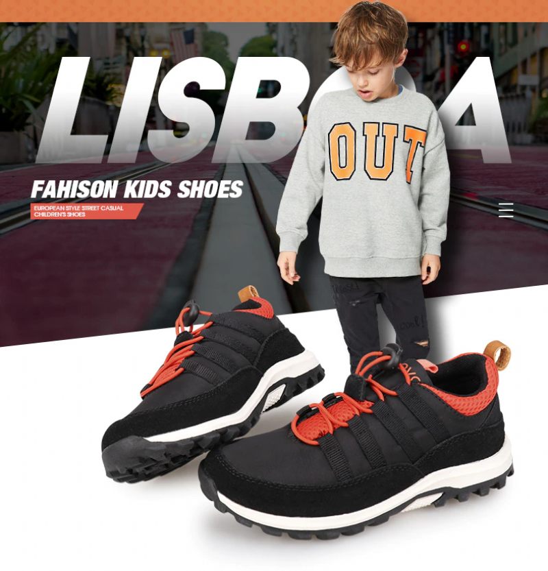 Leo Pojkar Mode Sneaker - Svart