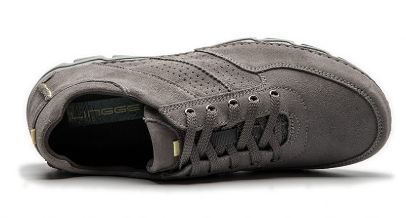 Leobardo Klassiska Sneakers För Män - Grå