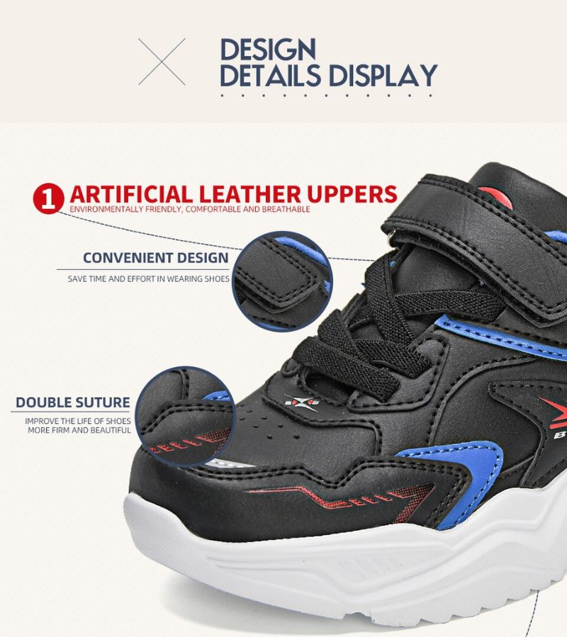 Leon Pojkar Mode Sneaker - Blå