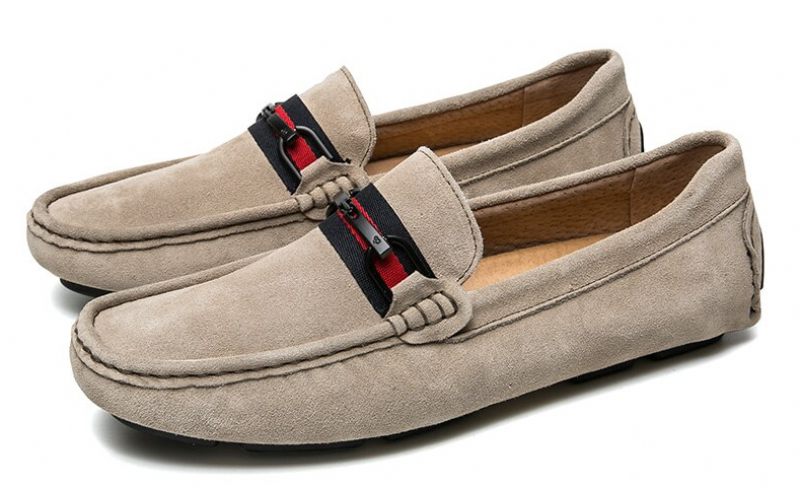 Leonardo Loafers Lyxiga Skor För Män - Röd