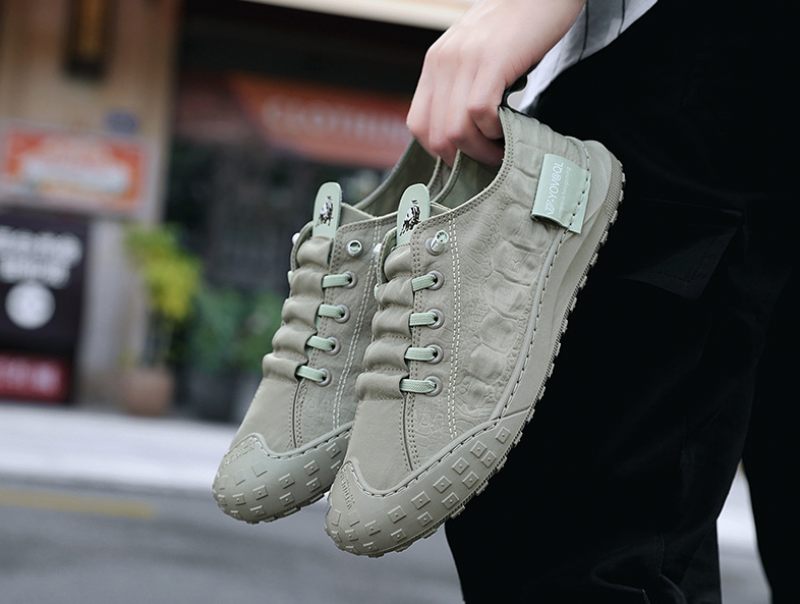 Leonidas Casual Sneaker För Män - Grå