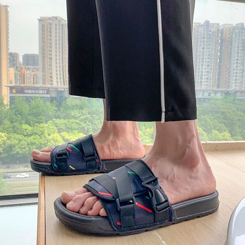 Leopoldo Sandal För Män - Röd