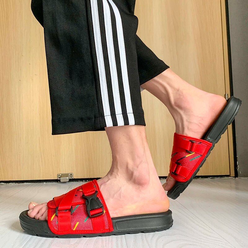 Leopoldo Sandal För Män - Röd