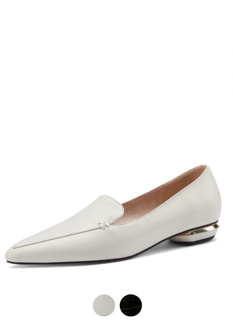 Leron Designer Loafer I Läder För Kvinnor