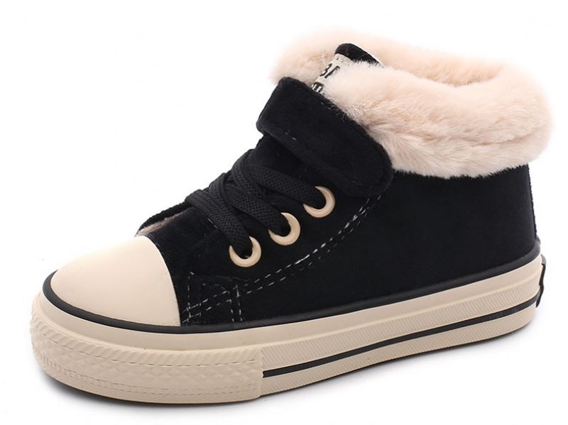 Leroy Unisex Warm Sneaker För Barn - Svart