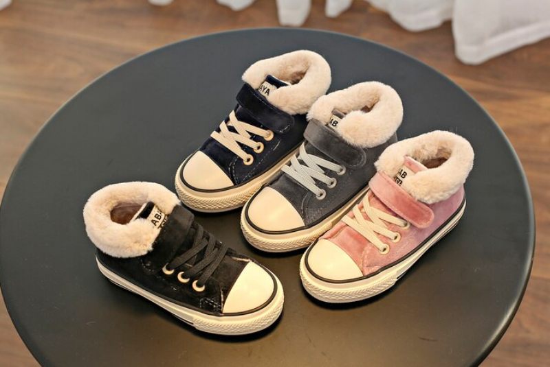 Leroy Unisex Warm Sneaker För Barn - Svart