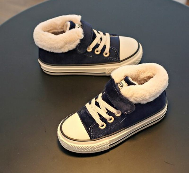 Leroy Unisex Warm Sneaker För Barn - Svart