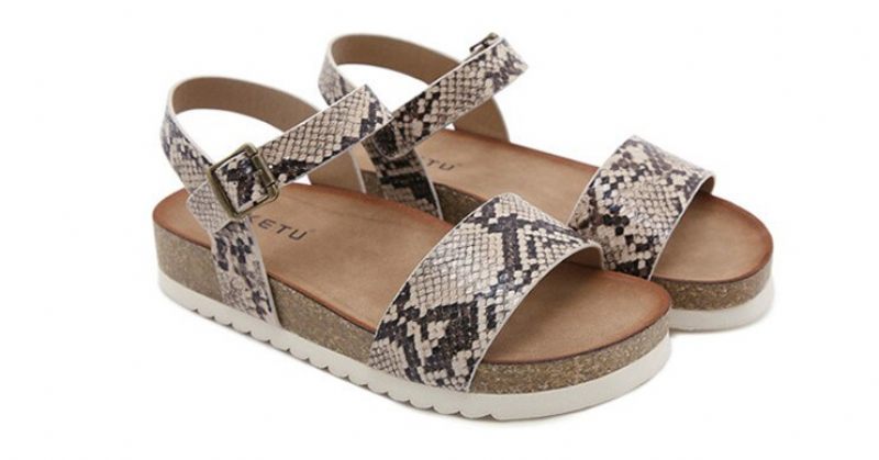 Leslie Casual Sandal För Kvinnor - Aprikos
