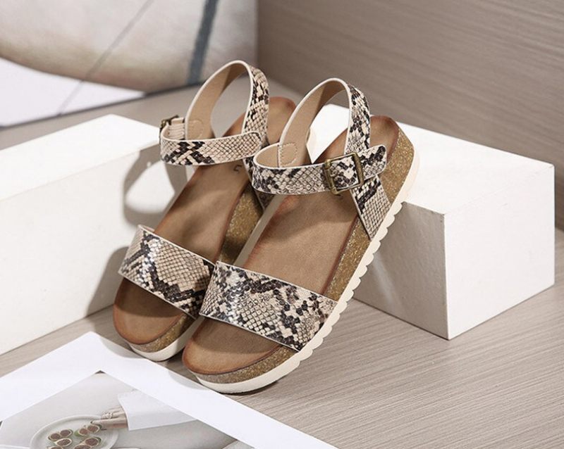 Leslie Casual Sandal För Kvinnor - Aprikos
