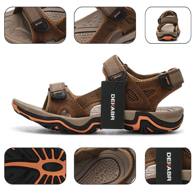 Letto Casual Sandal För Män - Brun