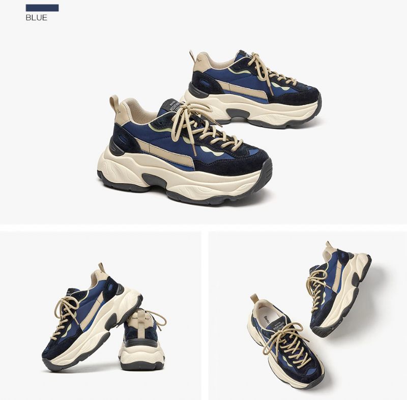 Levi Sneaker I Mockaskinn För Kvinnor - Aprikos