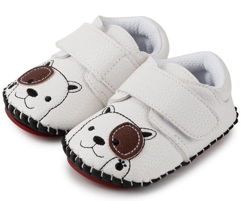 Levine Unisex Platta Barnskor - Vit