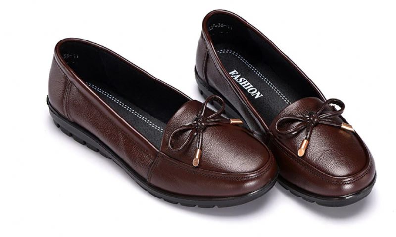 Lexie Slip-on Loafer Skor I Läder För Kvinnor - Svart