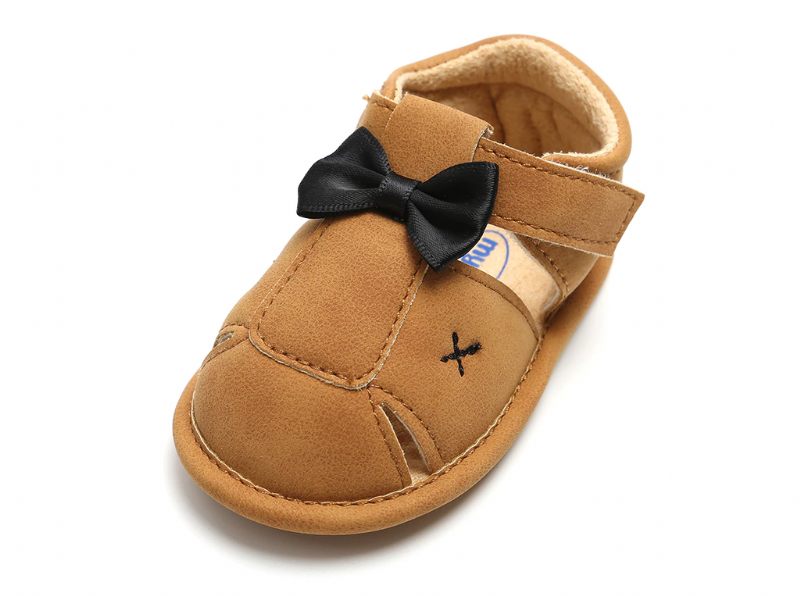 Lia Unisex Barnmockasiner - Kaffe