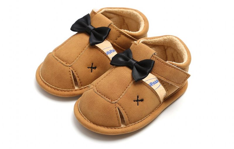 Lia Unisex Barnmockasiner - Kaffe