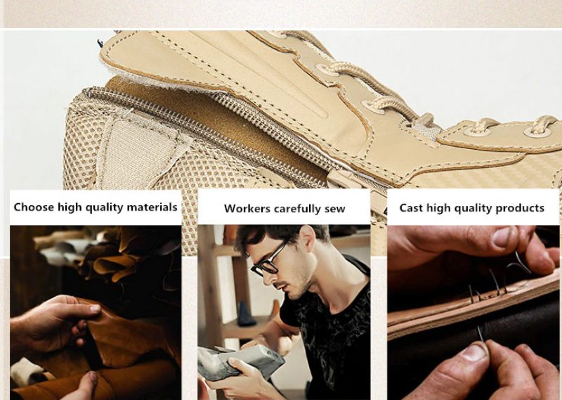Liam Taktiska Stövlar För Män - Beige