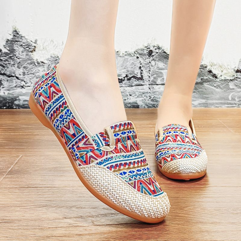 Libia Casual Slip-on-skor För Kvinnor - Blå