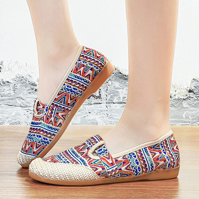 Libia Casual Slip-on-skor För Kvinnor - Blå