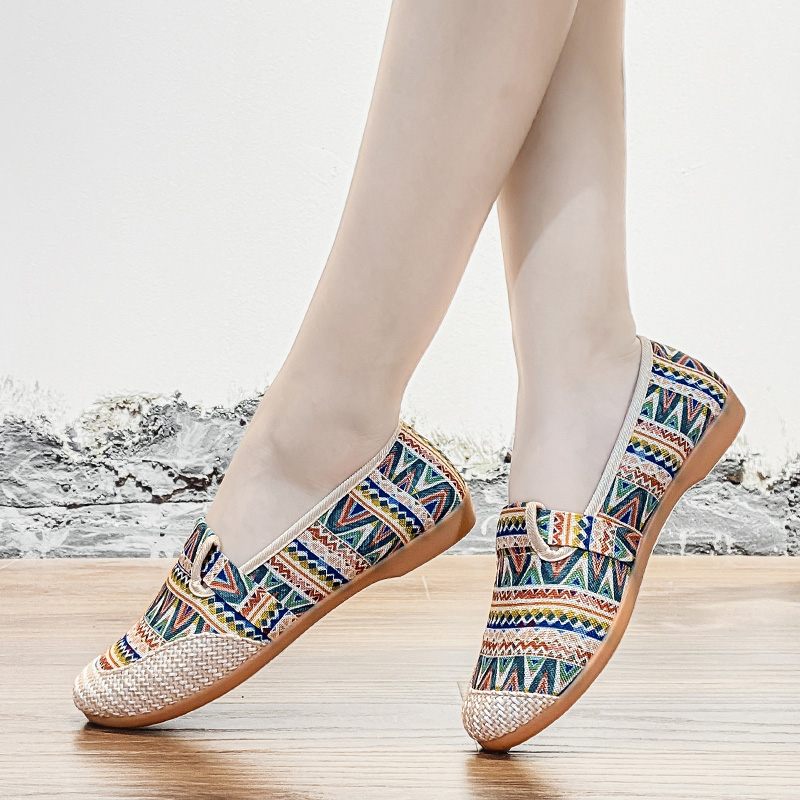 Libia Casual Slip-on-skor För Kvinnor - Blå