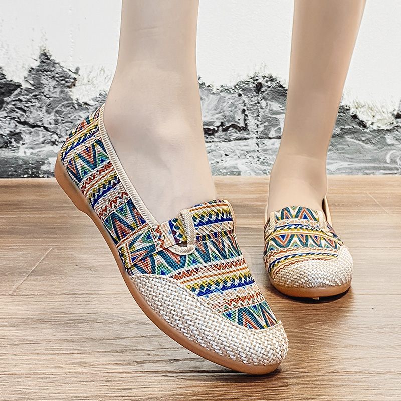 Libia Casual Slip-on-skor För Kvinnor - Blå