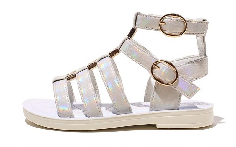 Lila Gladiatorsandaler För Flickor - Beige