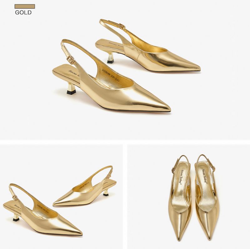 Lilah Pumps-sandal För Kvinnor - Guld