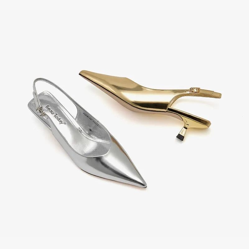 Lilah Pumps-sandal För Kvinnor - Guld