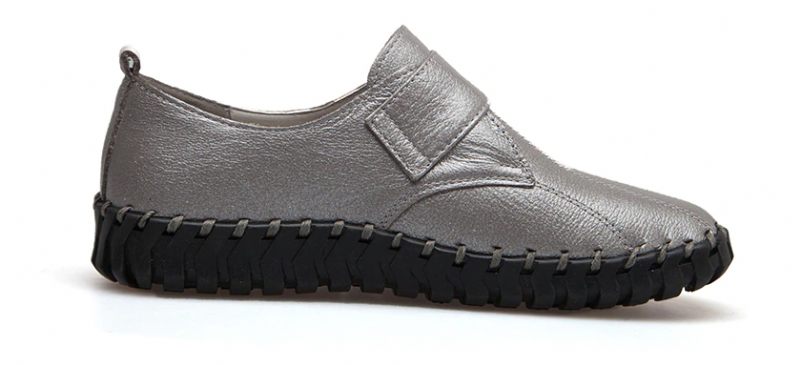 Lina Dammjuka Platta Loafer Skor I Läder - Lila