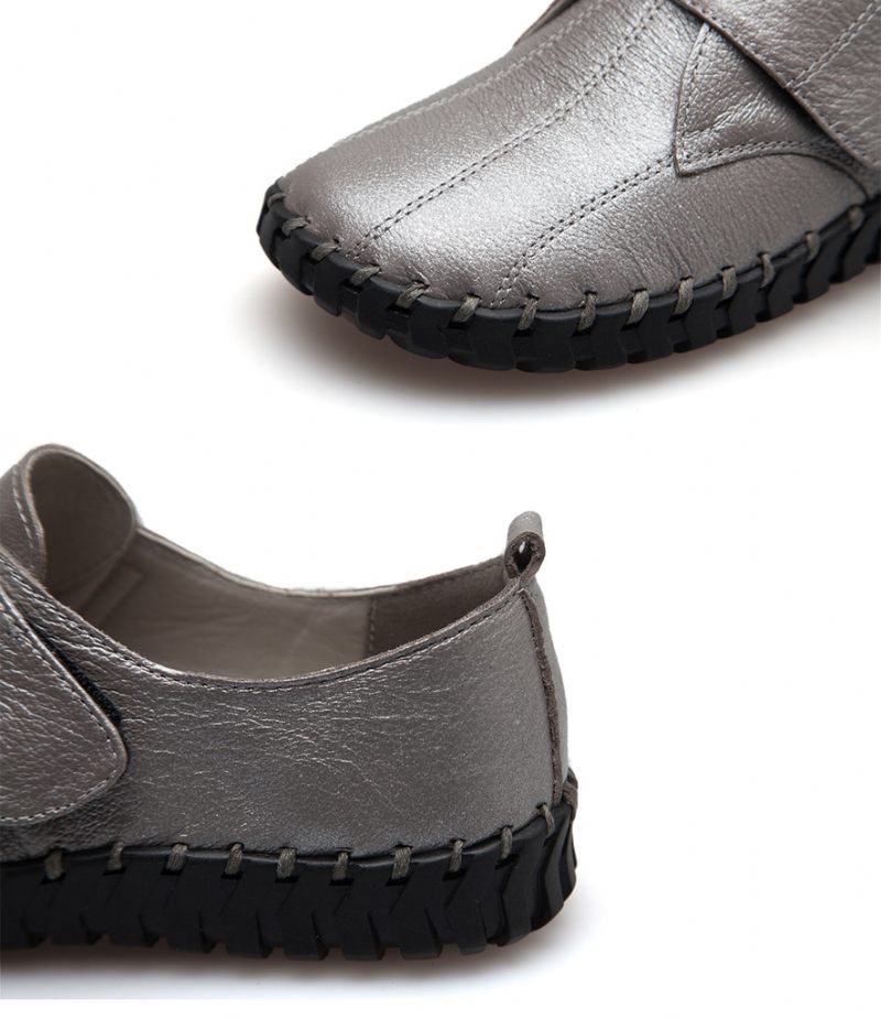 Lina Dammjuka Platta Loafer Skor I Läder - Lila