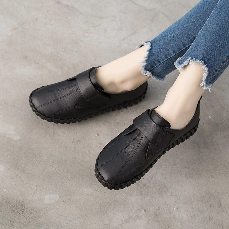 Lina Dammjuka Platta Loafer Skor I Läder - Lila