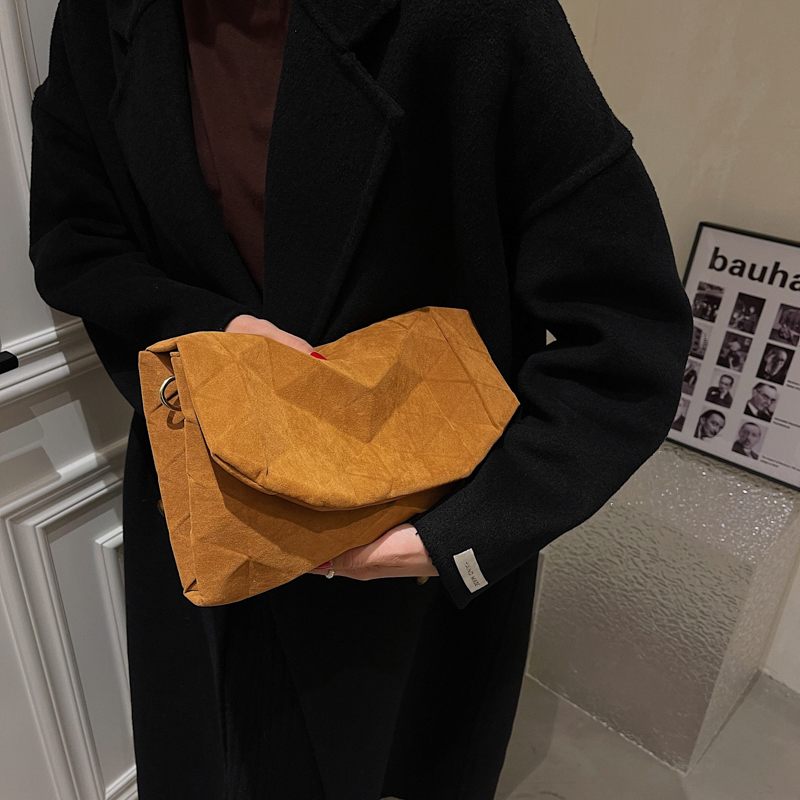 Lina Designer Shoulder Crossbody Handväska För Kvinnor - Brun