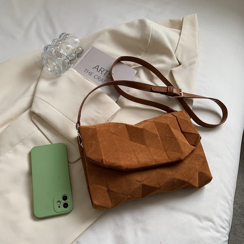 Lina Designer Shoulder Crossbody Handväska För Kvinnor - Brun