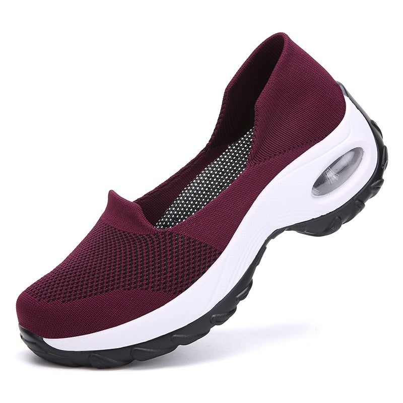 Lina Sneaker Dam - Vinröd