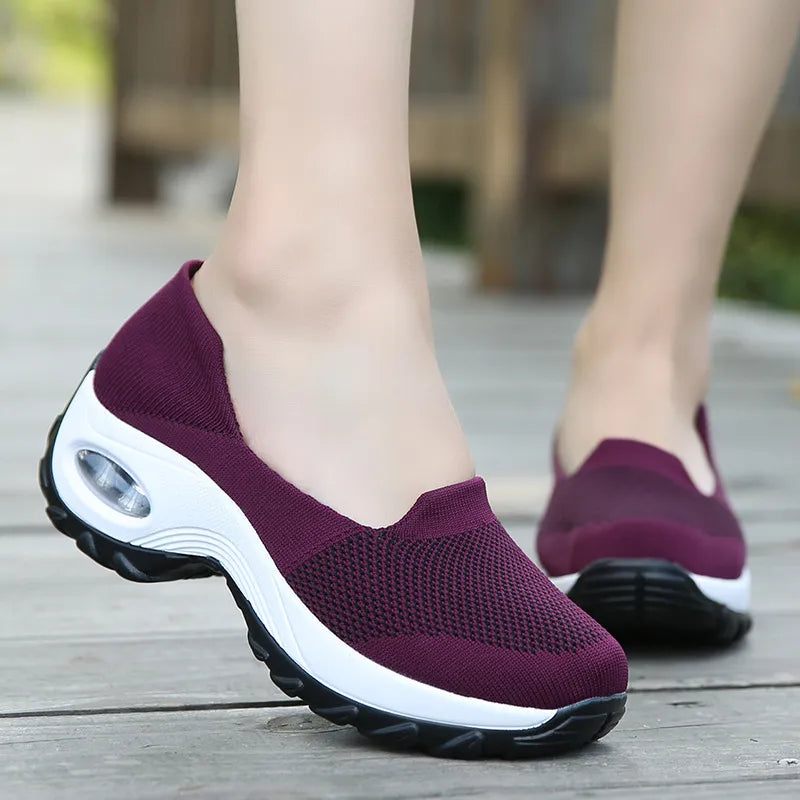 Lina Sneaker Dam - Vinröd