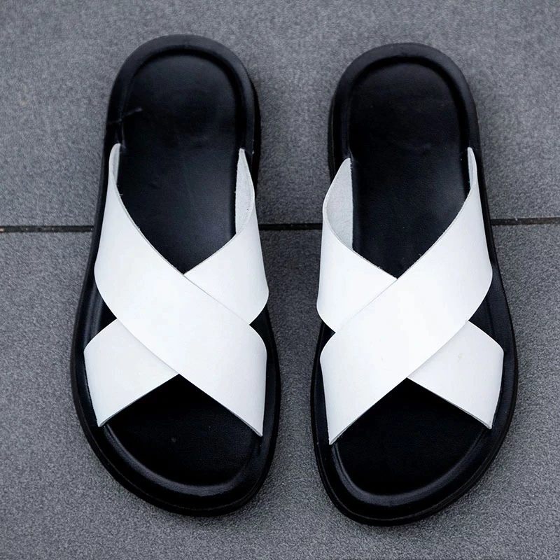 Lindelof Klassisk Sandal För Män - Svart