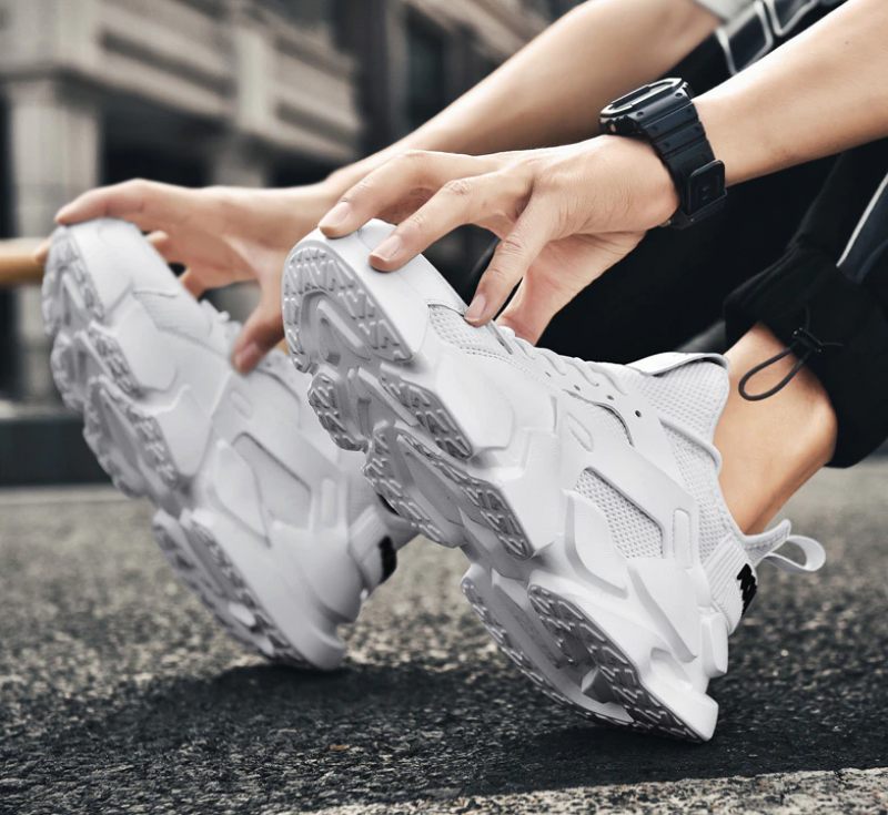 Link Sommarsneakers För Män - Svart