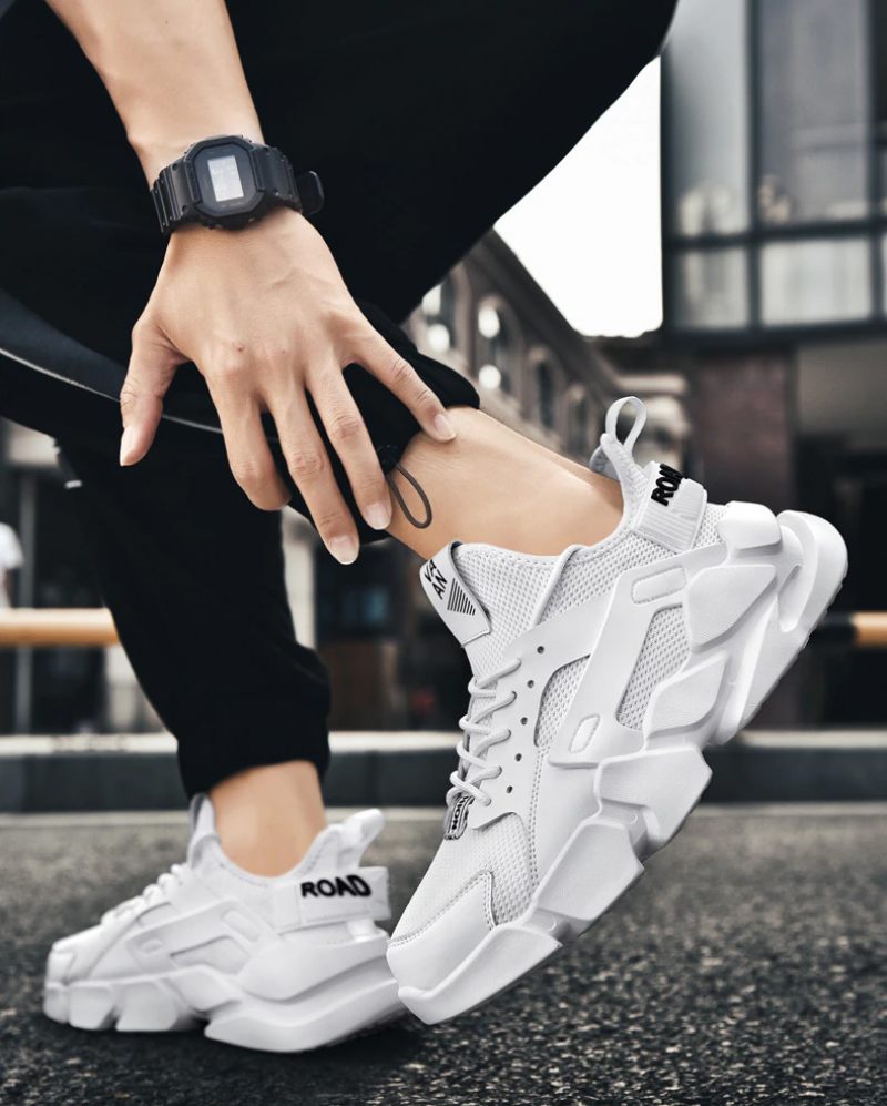 Link Sommarsneakers För Män - Svart