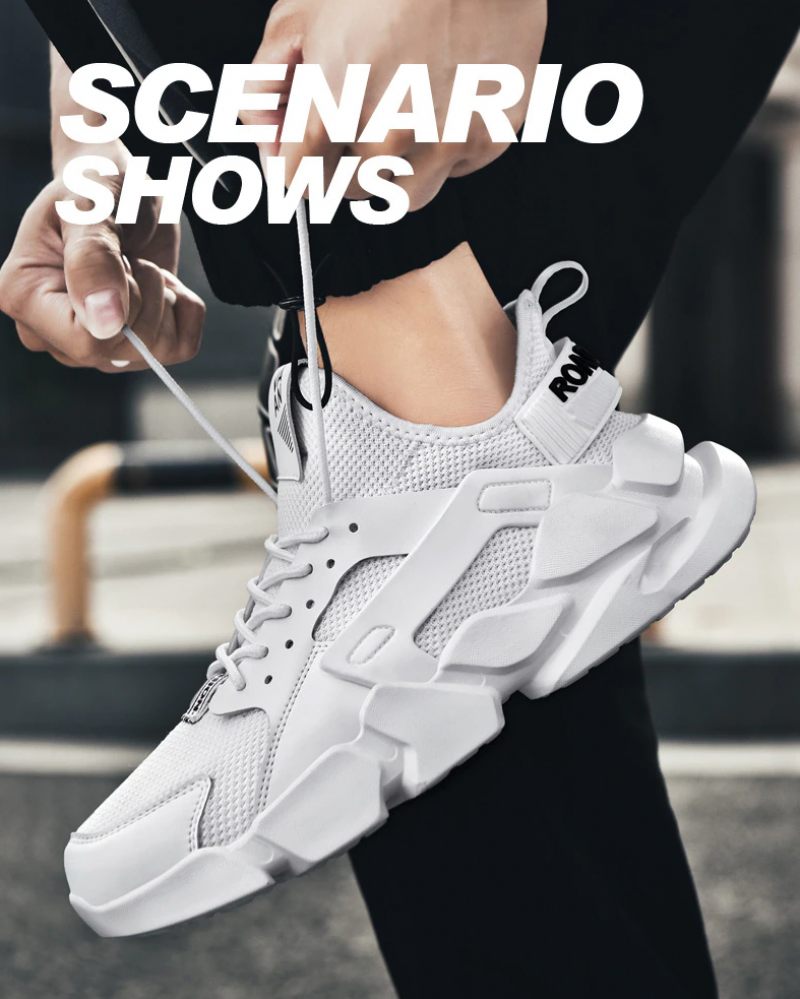 Link Sommarsneakers För Män - Svart