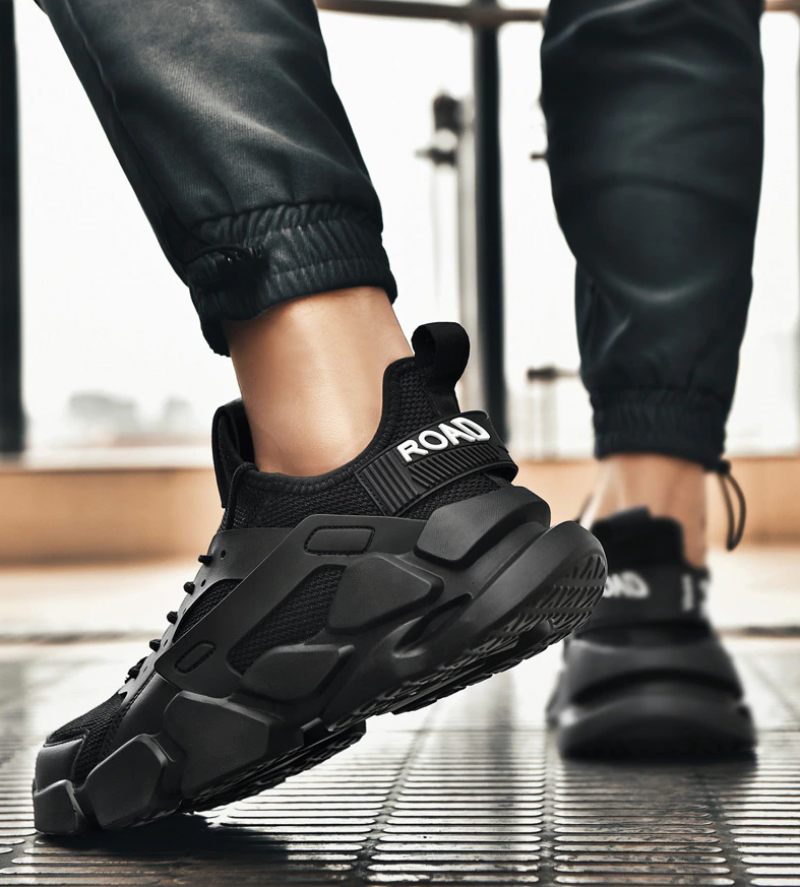 Link Sommarsneakers För Män - Svart