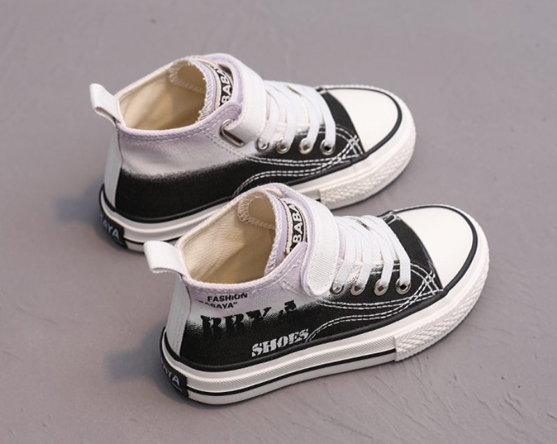 Lionel Pojkar Höga Sneakers - Svart