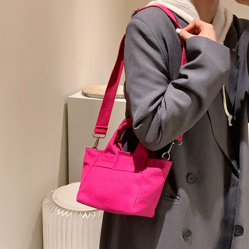 Lirio Lättviktshandväska I Canvas För Kvinnor - Rosa