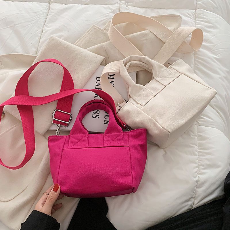 Lirio Lättviktshandväska I Canvas För Kvinnor - Rosa