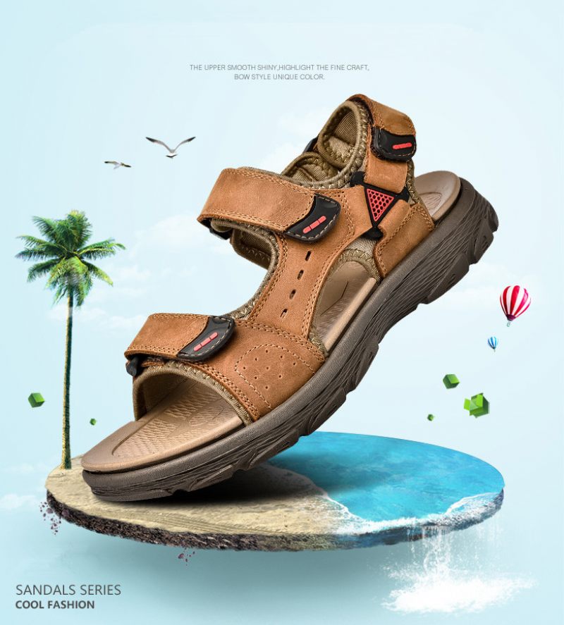 Lisandro Sandal För Män - Brun