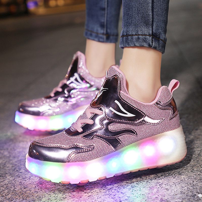 Lisboa Unisex Rullsneakers För Barn - Svart