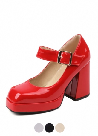 Liz Square Toe Pumps För Kvinnor