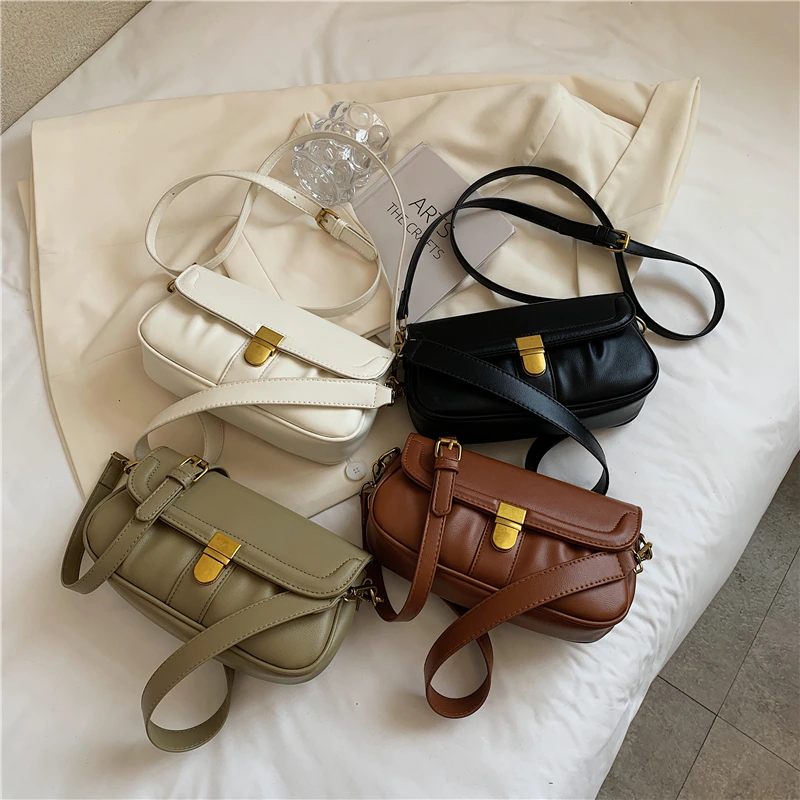 Liza Crossbody-handväska I Lyxläder För Kvinnor - Svart