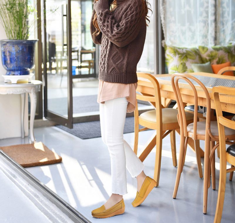 Liza Dam Loafer Platform Svarta Skor - Svart