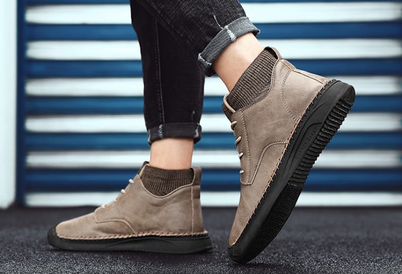 Lmir Casual Boots För Män - Grå