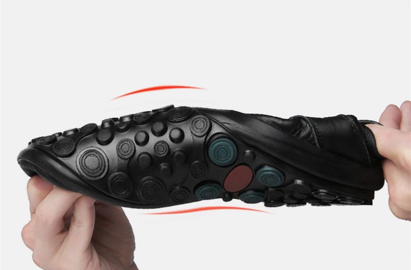 Loaiz Loaferskor För Män - Black Hollow