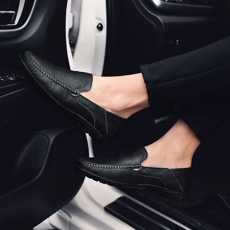 Loaiz Loaferskor För Män - Black Hollow